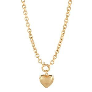 Puffy Heart Pendant Necklace